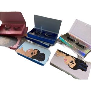 100% Handmade 3D mink lashes 2 random pair